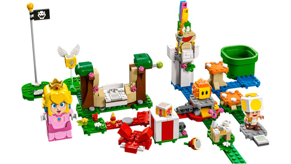 Super mario adventure lego set discount
